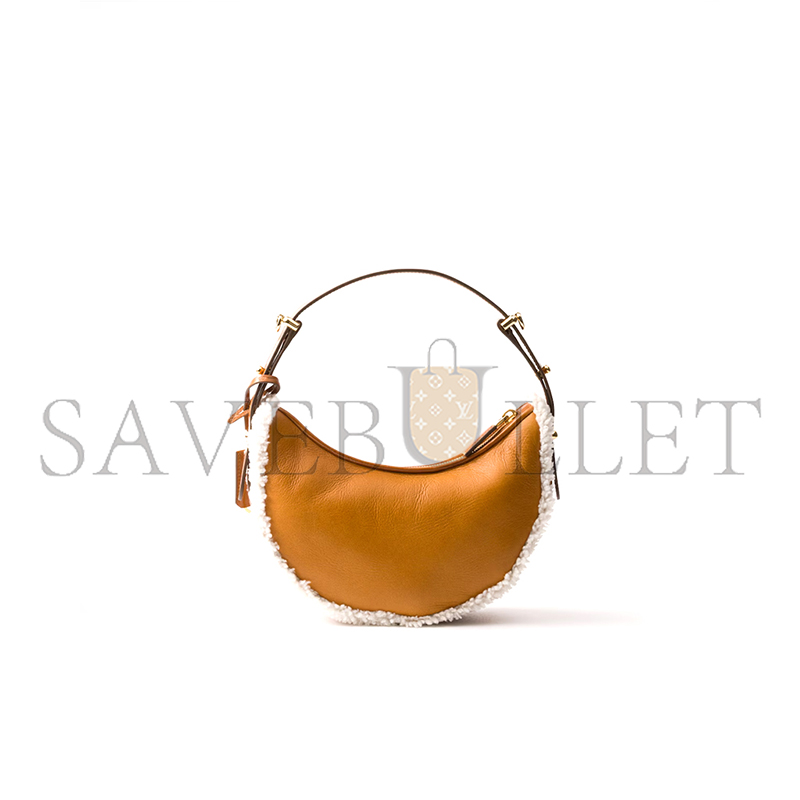 Pra*a arquÉ small shearling shoulder bag 1bc194 (22.5*18.5*6cm)